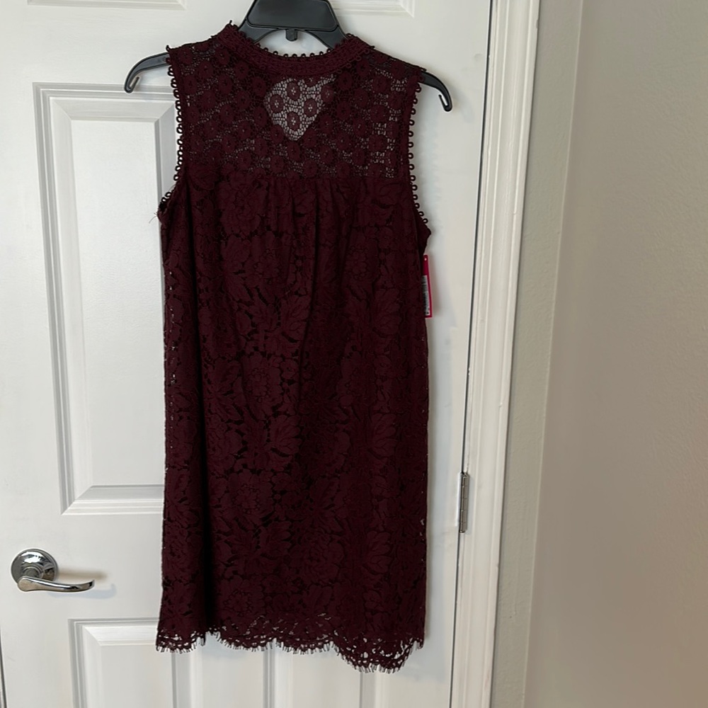 *NWT* Burgundy lace shift dress from Target. New with tags.